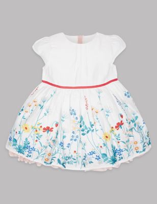 Pure Cotton Floral Print Dress